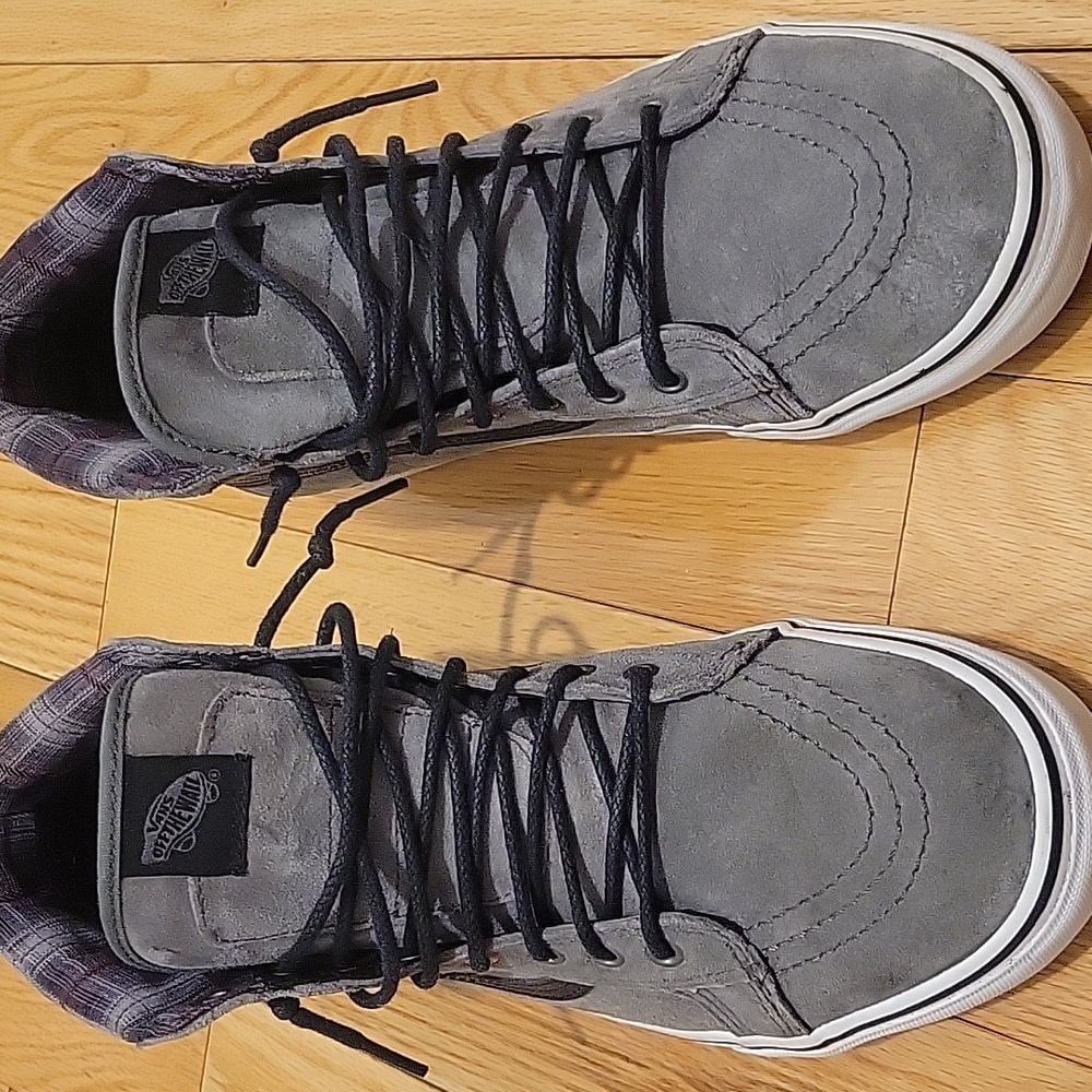 Vans Sk8 Hi MTE Pewter/Plaid - Picture 8 of 11